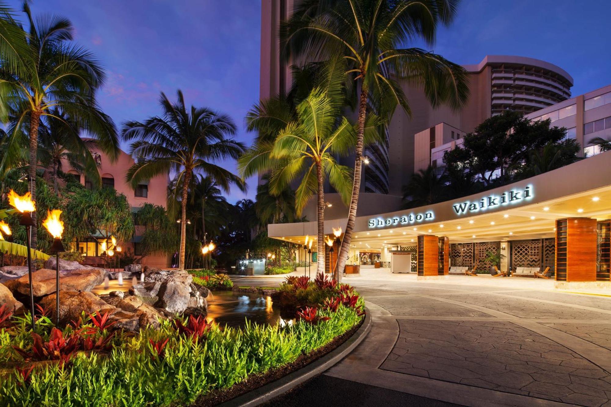 Sheraton Waikiki Beach Resort Honolulu Exterior foto